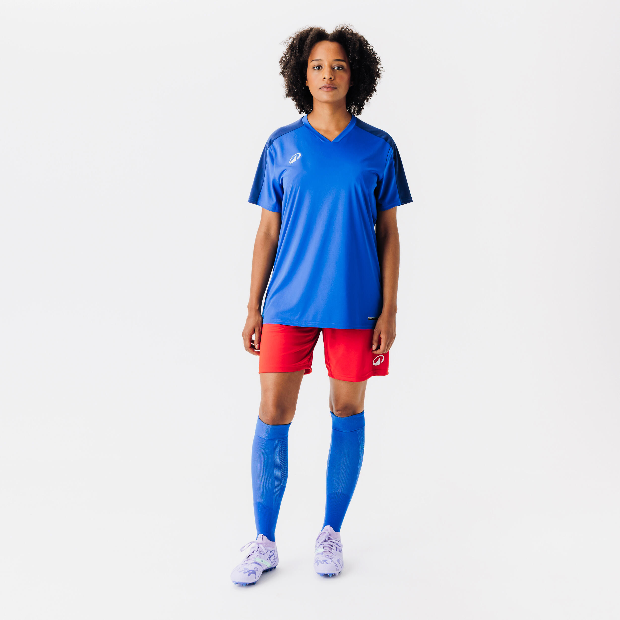 Maillot de soccer à manches courtes – Essentiel bleu 8/8