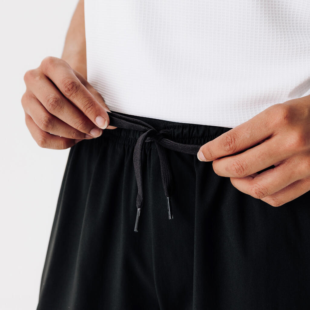 SHORT FÚTBOL MUJER VIRALTO CLUB NEGRO