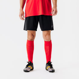 Short de football adulte essentiel noir