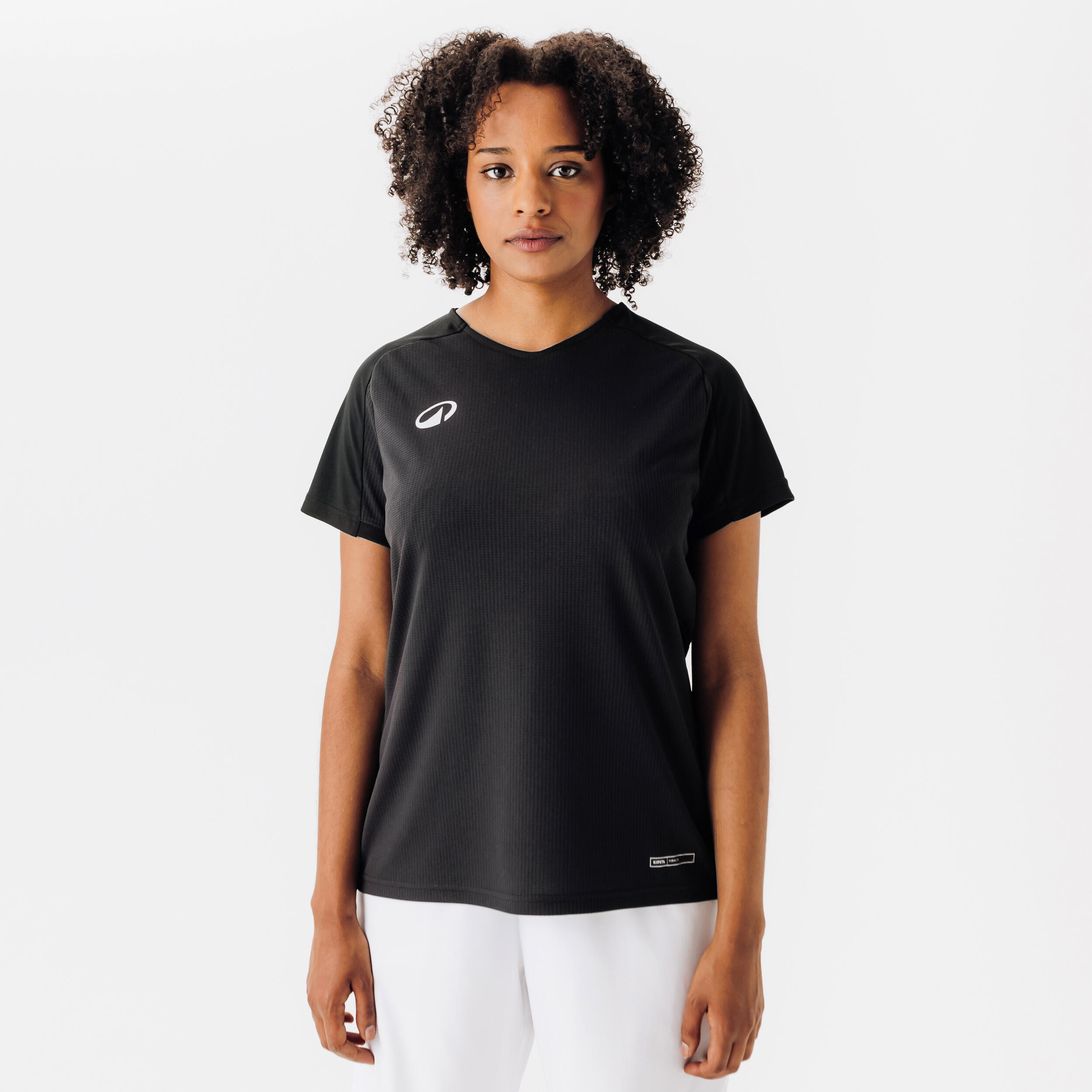 KIPSTA Short-Sleeved Football Shirt Viralto Club - Black
