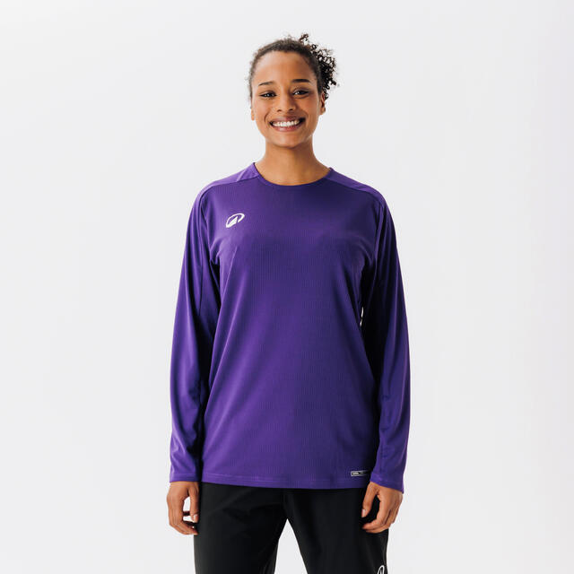 Damen/Herren Fußball Trikot langarm - Viralto Club violett