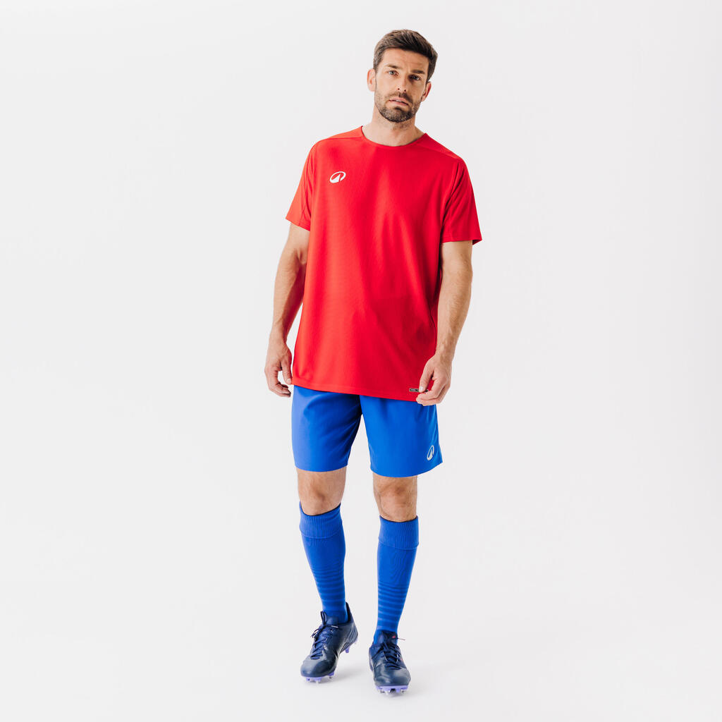 Damen/Herren Fussball Trikot kurzarm - Viralto lila/marineblau 