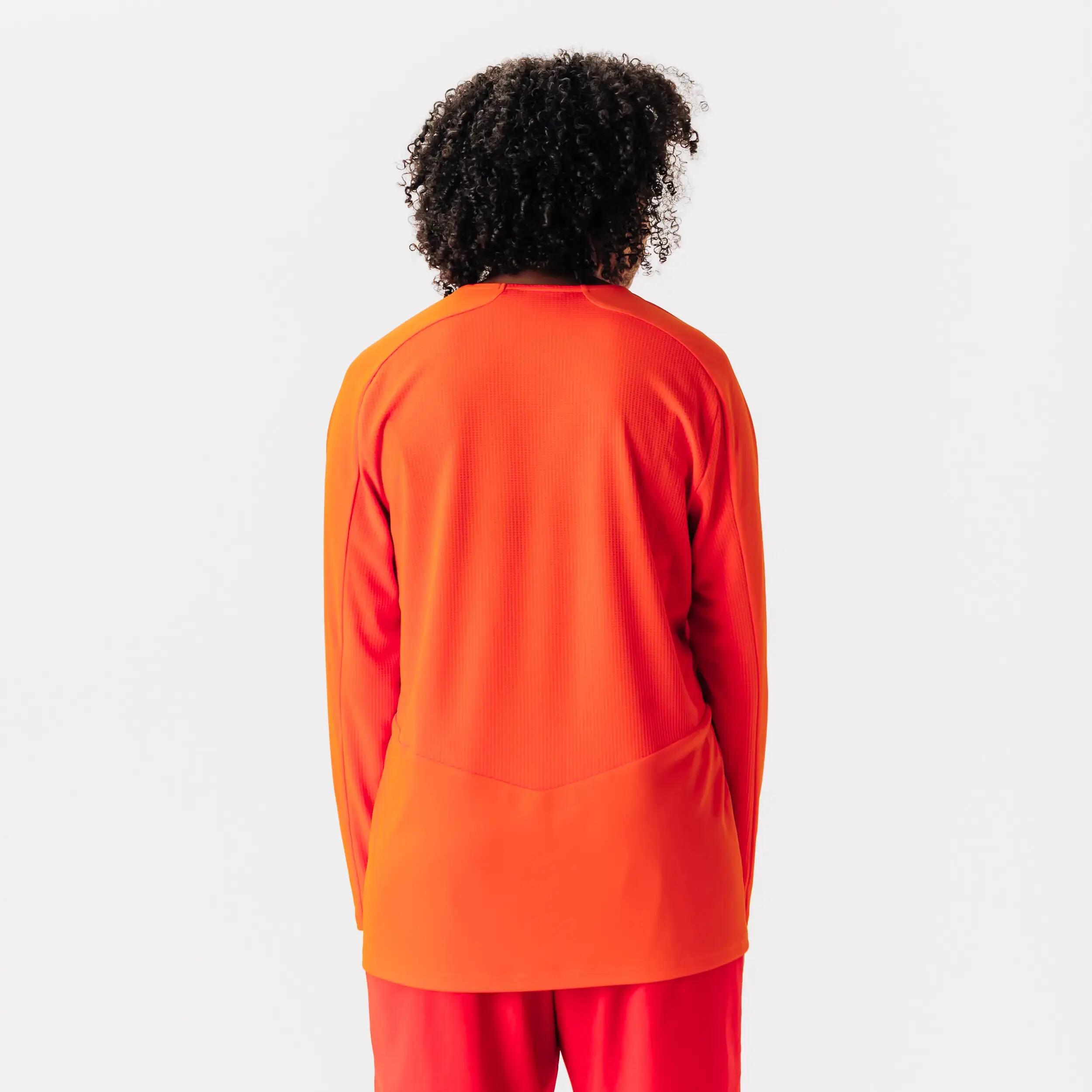 Adult Football Long-Sleeved Jersey Shirt Viralto Club - Orange -  3