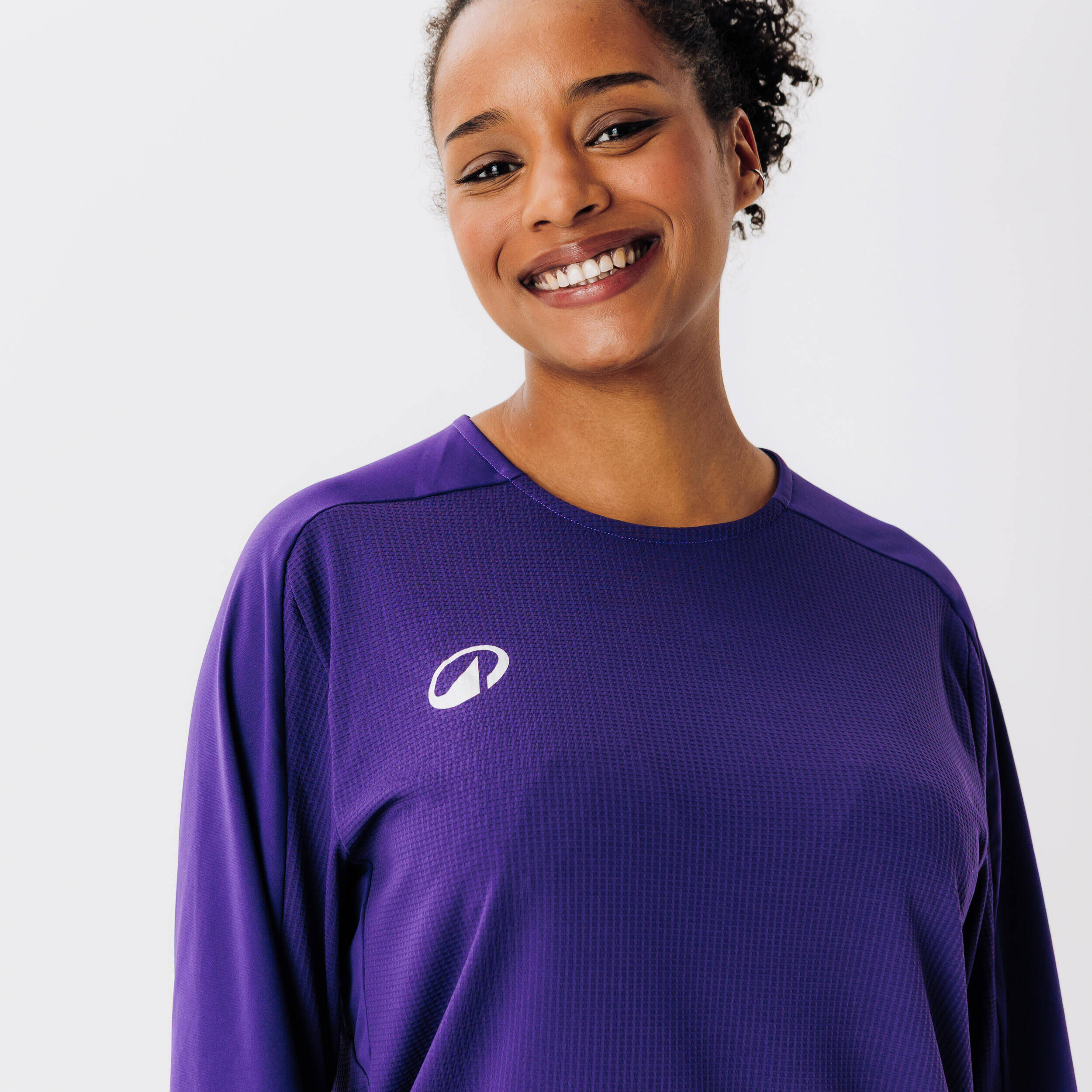 Adult Football Long-Sleeved Jersey Shirt Viralto Club - Purple -  4