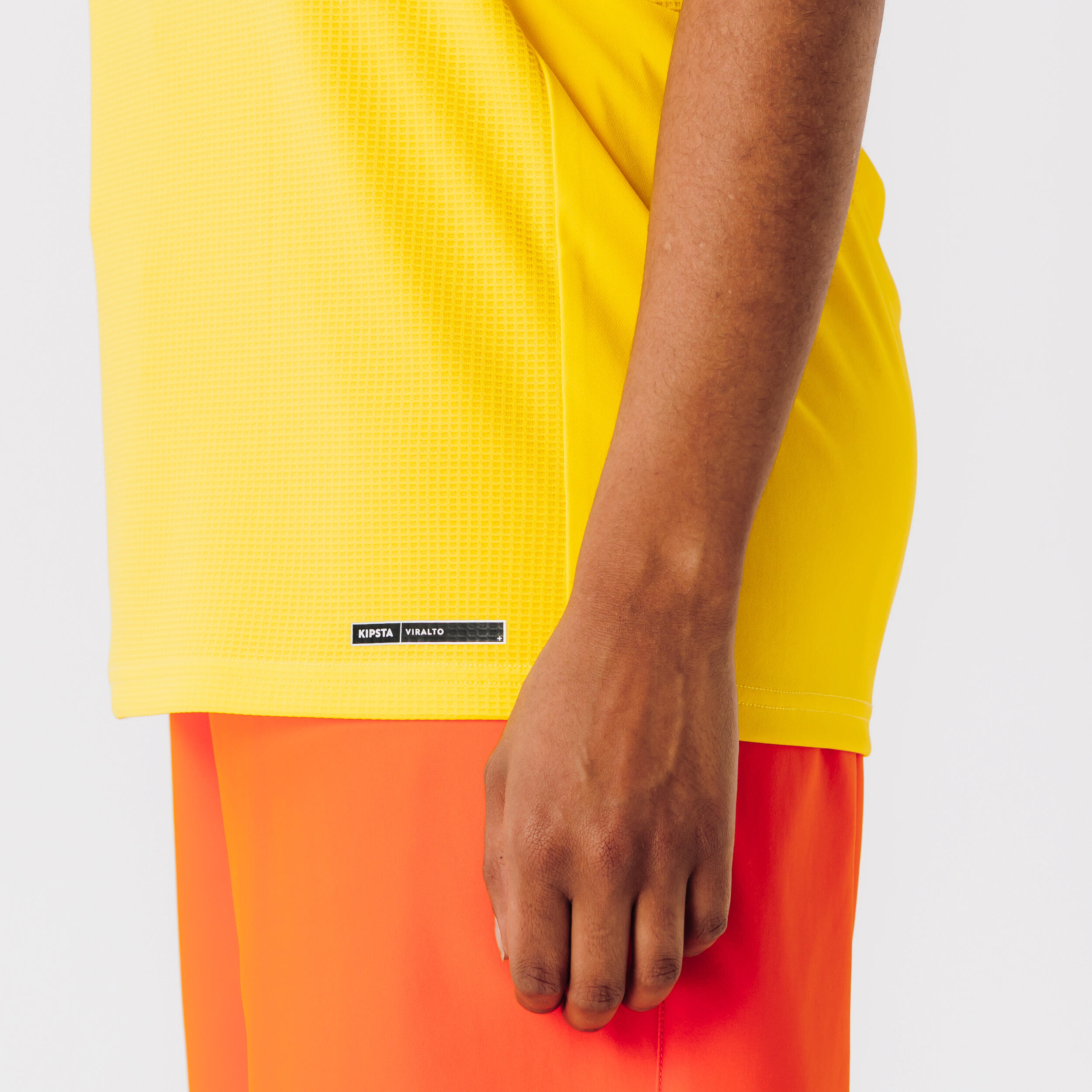 Gebraucht - Damen/Herren Fußball Trikot kurzarm - Viralto Club gelb 3/7