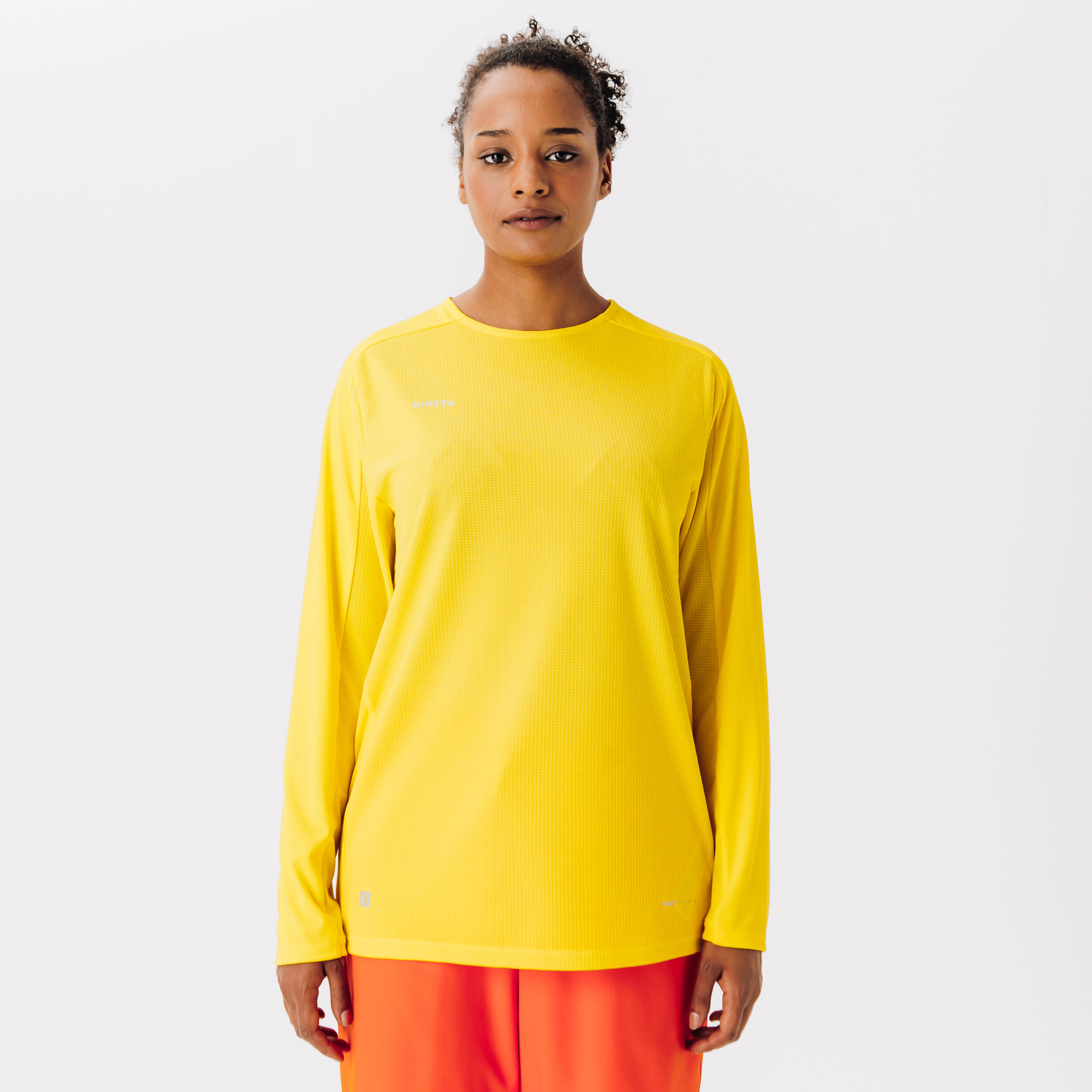 KIPSTA Long-Sleeved Football Shirt Viralto Club - Yellow