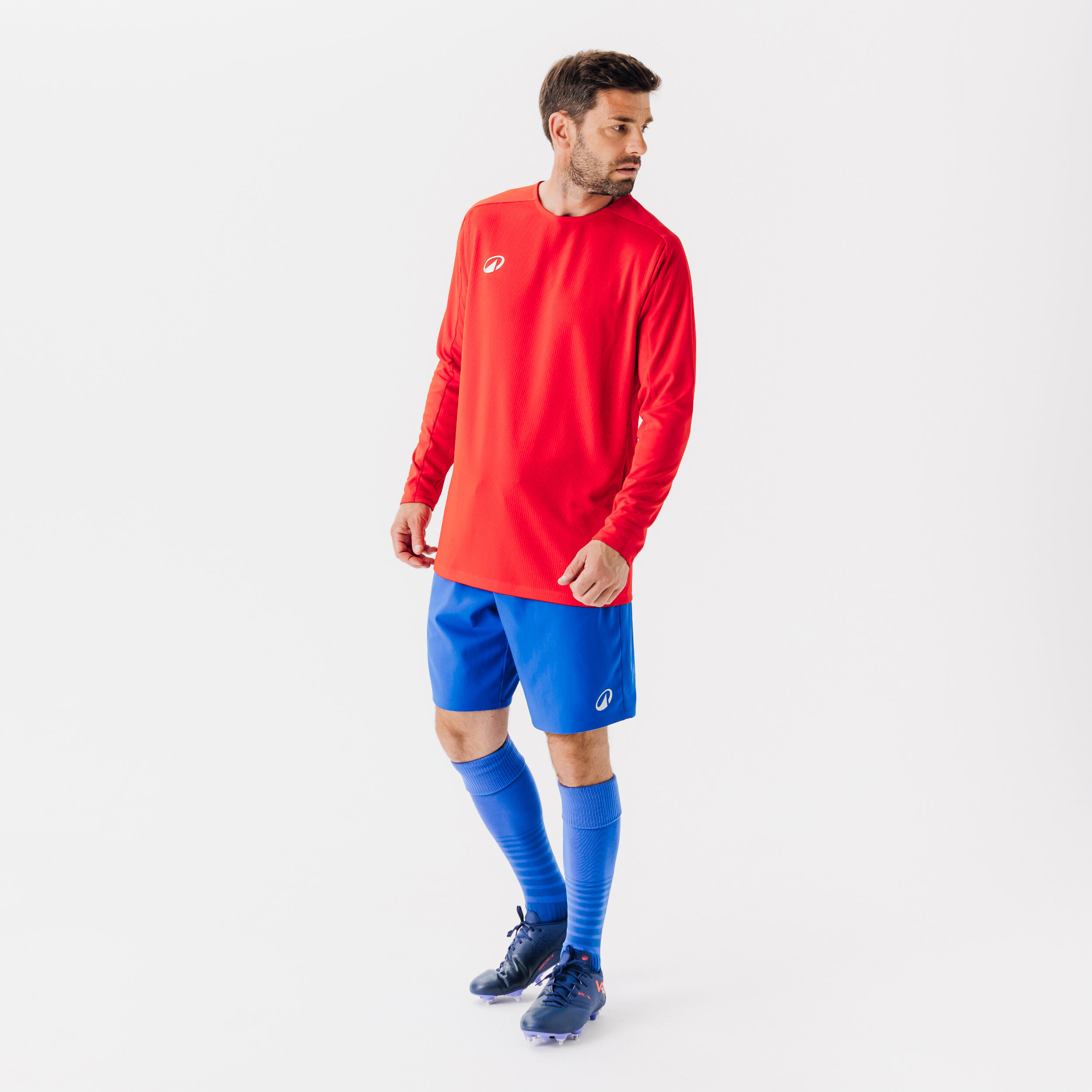 Maglia manica lunga calcio uomo VIRALTO CLUB rossa 4/7