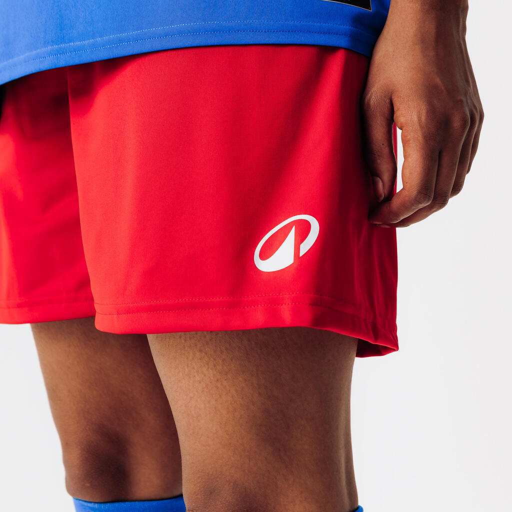 Short de football adulte essentiel bleu