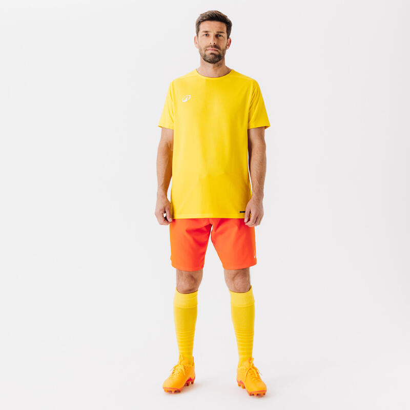 Tricou Fotbal Viralto Club Galben Adulți 