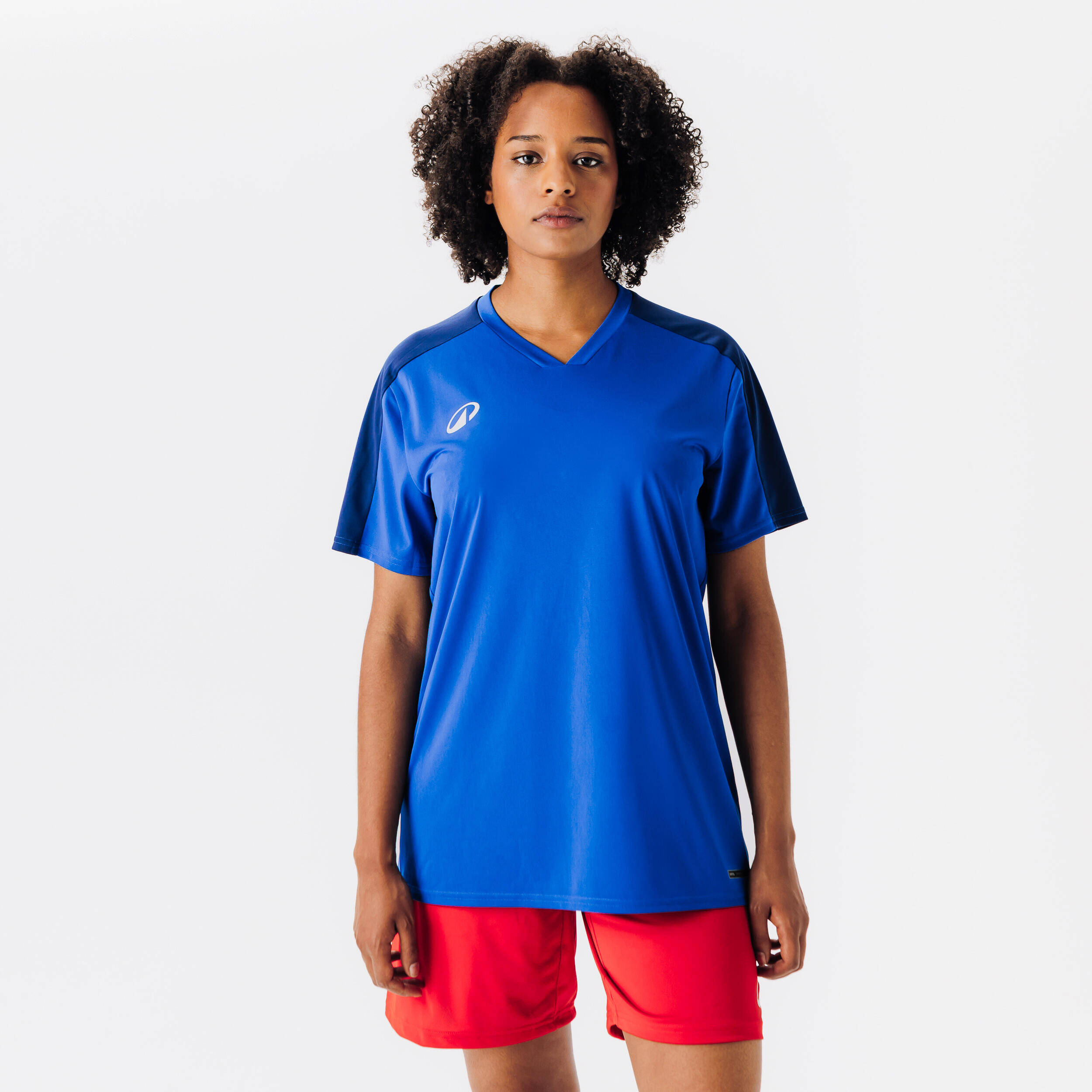 Unisex Football Short Sleeve Tshirt - Blue -  3