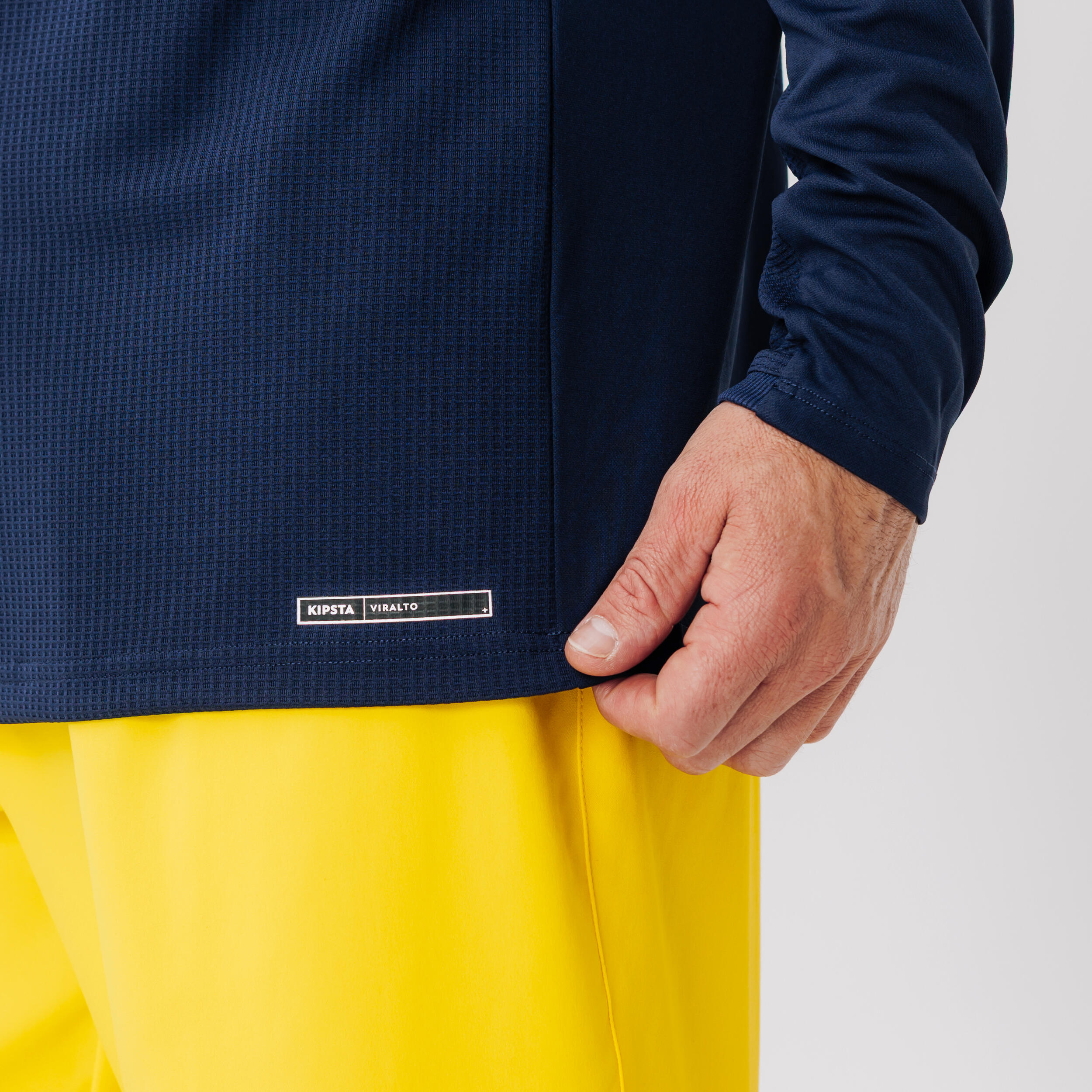 Adult Football Long-Sleeved Jersey Shirt Viralto Club - Navy Blue