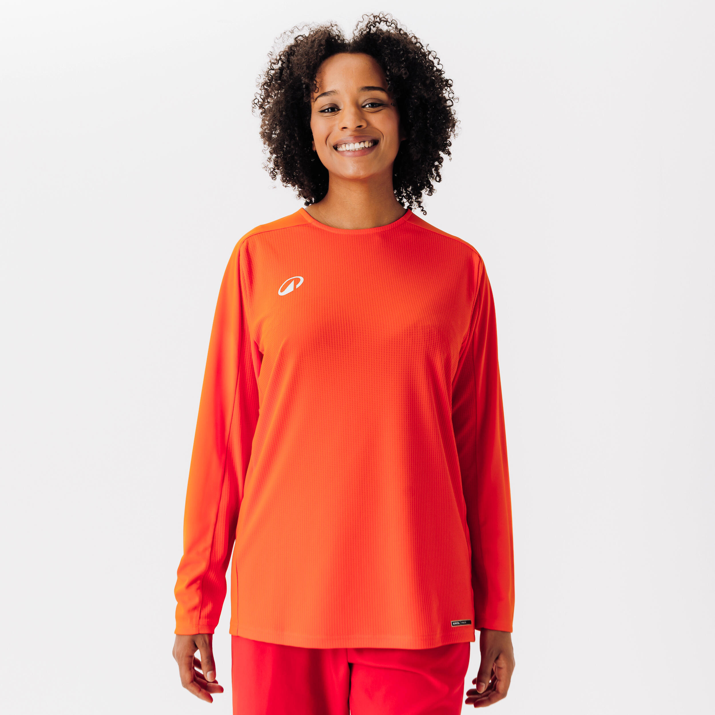 KIPSTA Long-Sleeved Football Shirt Viralto Club - Orange