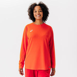 Camiseta de fútbol manga larga Adulto Kipsta Viralto naranja
