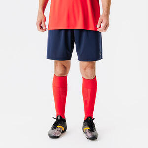 Pantalón corto de fútbol Adulto Kipsta F100 azul marino
