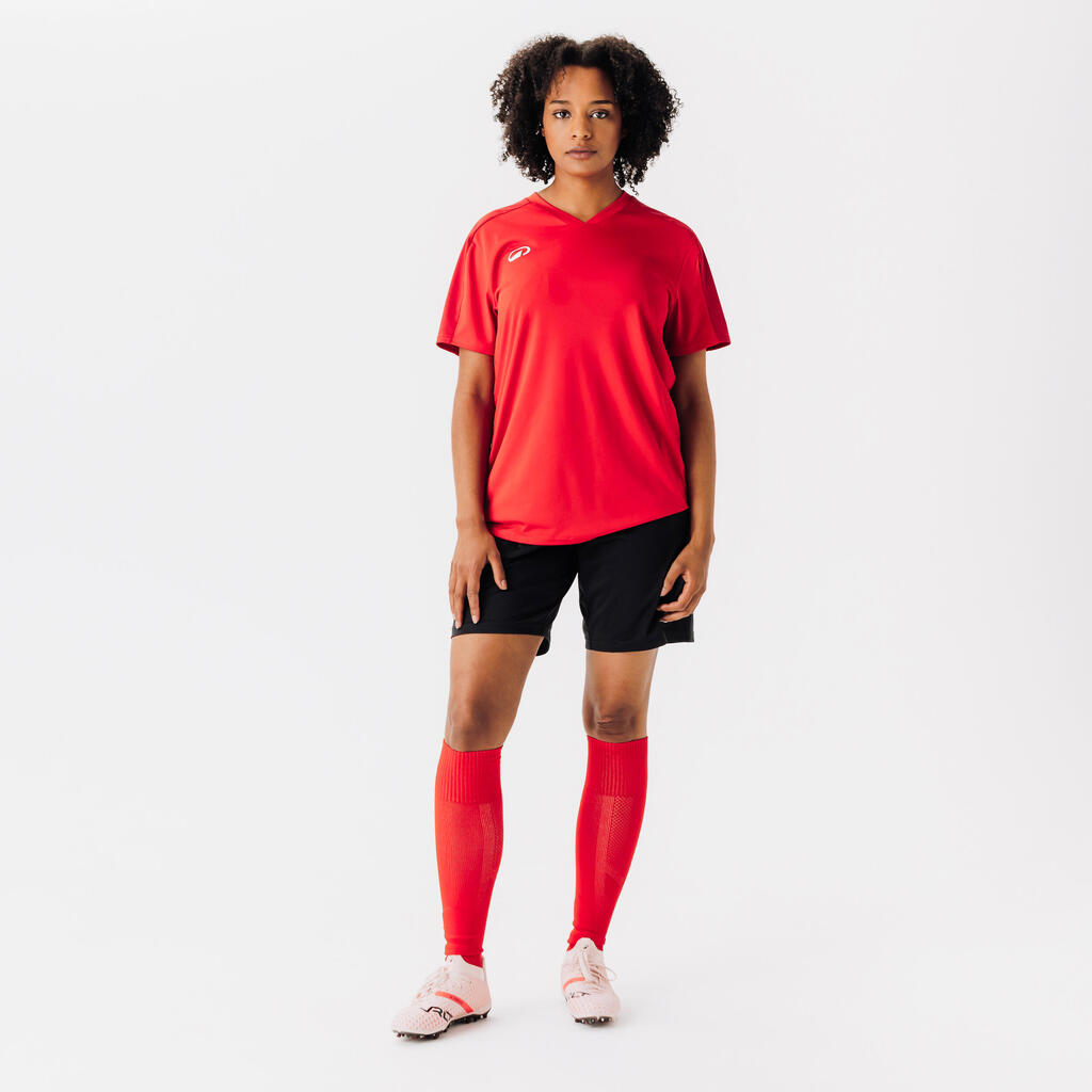Short de football adulte essentiel bleu