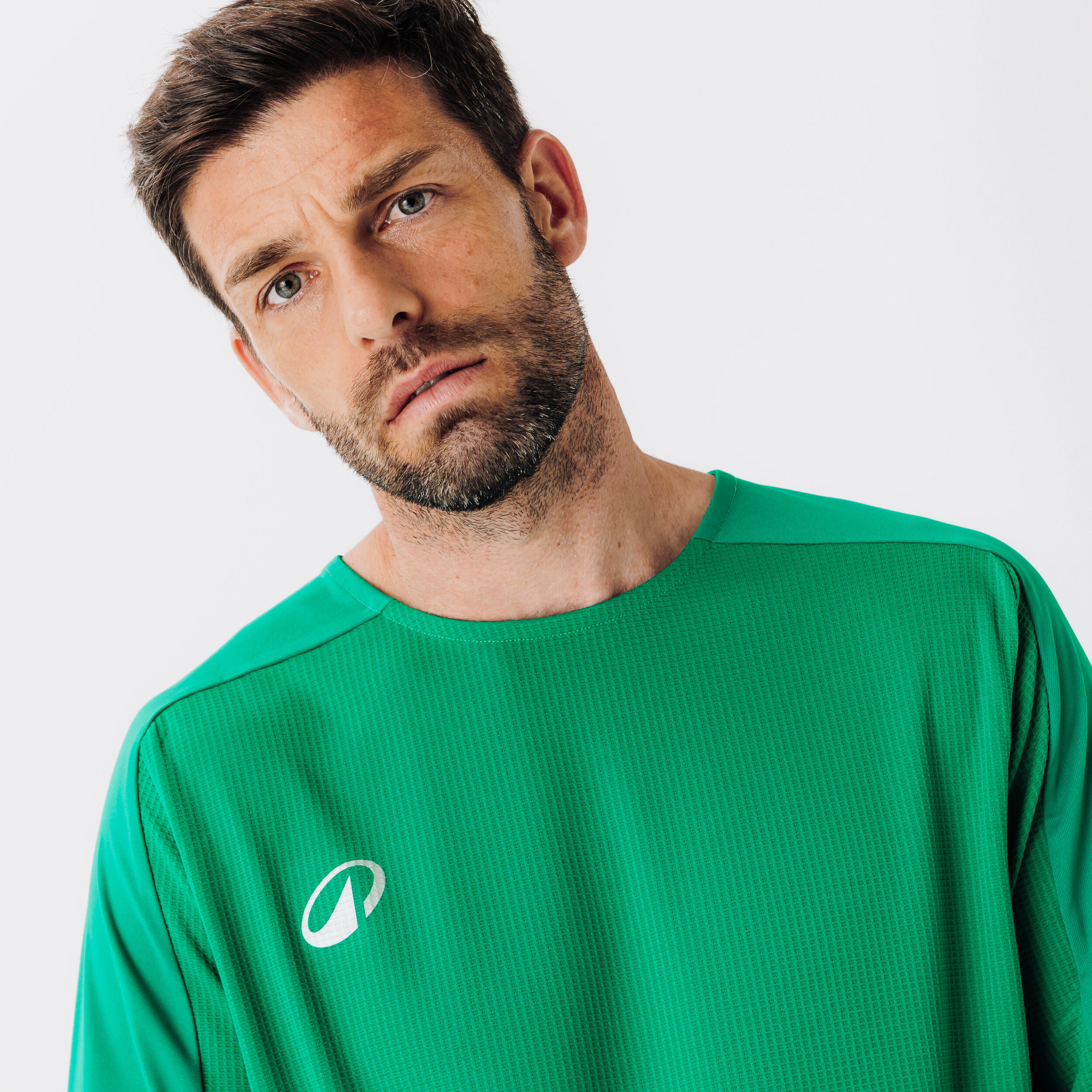 Fussballtrikot langarm Viralto Club grün 2/6