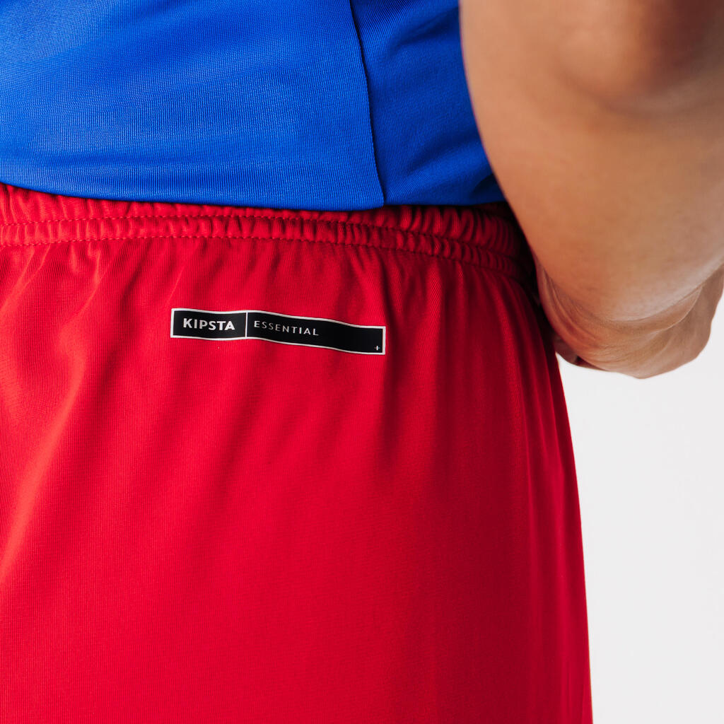 Short de football adulte essentiel bleu