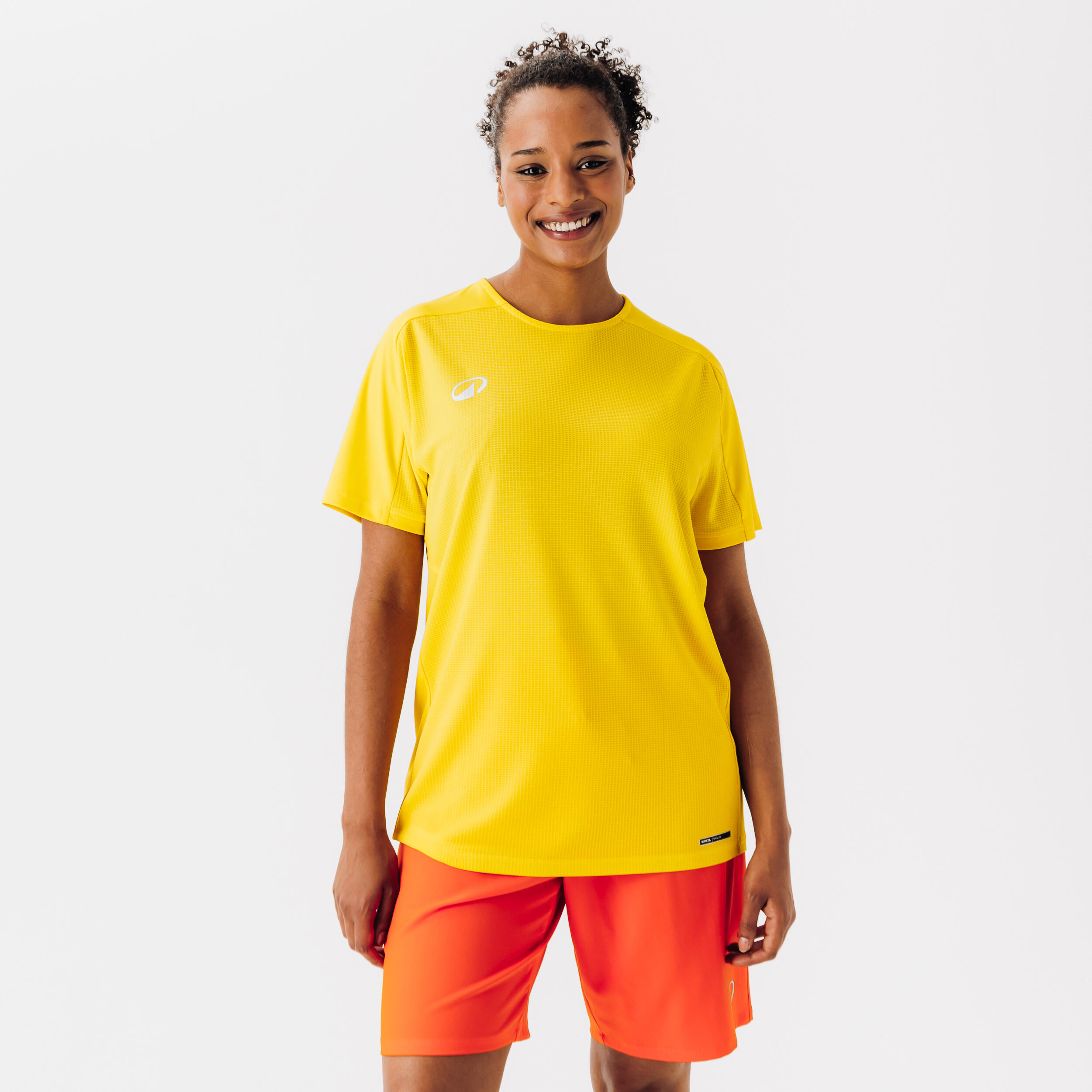 KIPSTA Short-Sleeved Football Shirt Viralto Club - Yellow