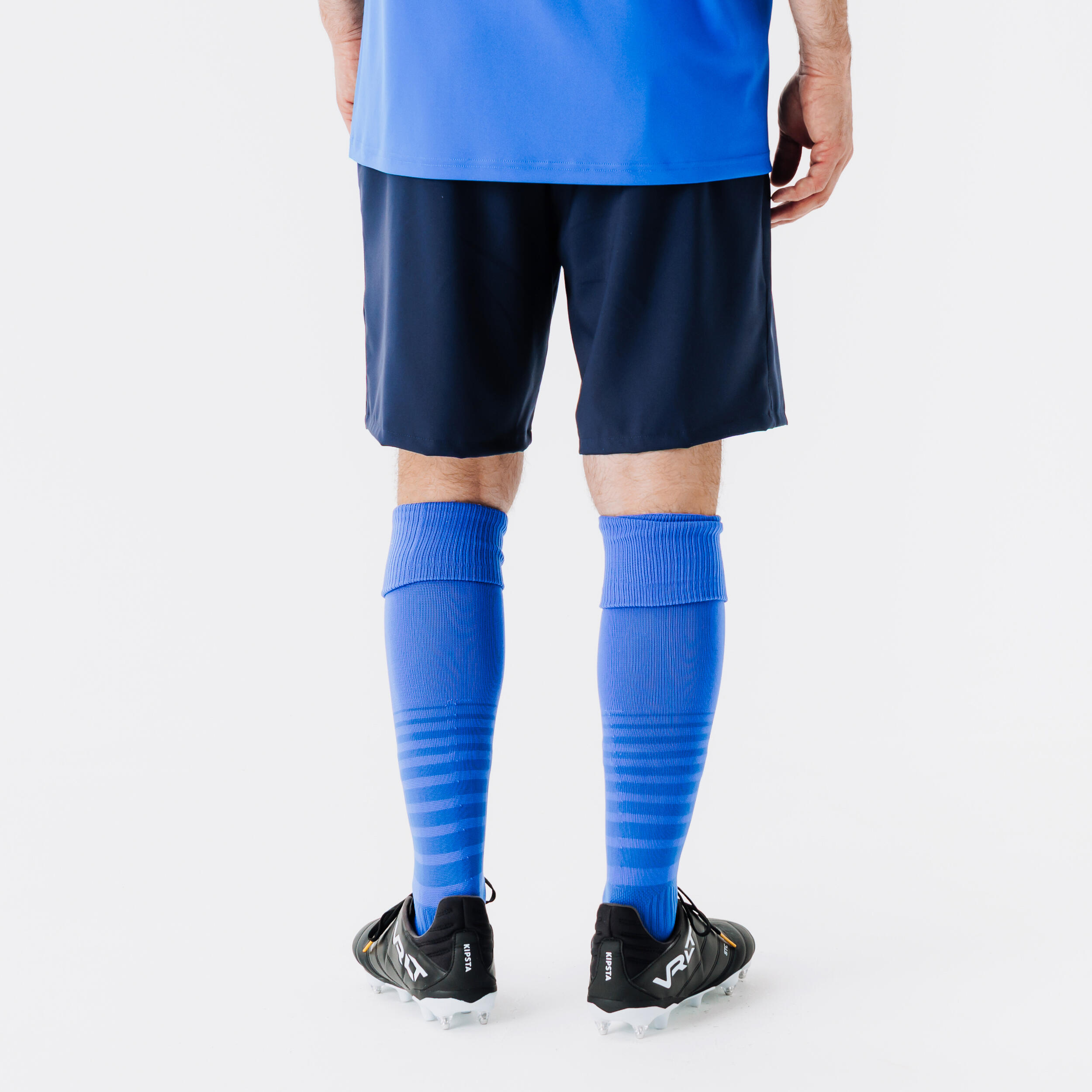 Fussballshorts Viralto Club für Erwachsene marineblau 4/8