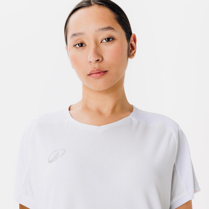 Voetbalshirt voor dames VIRALTO effen wit