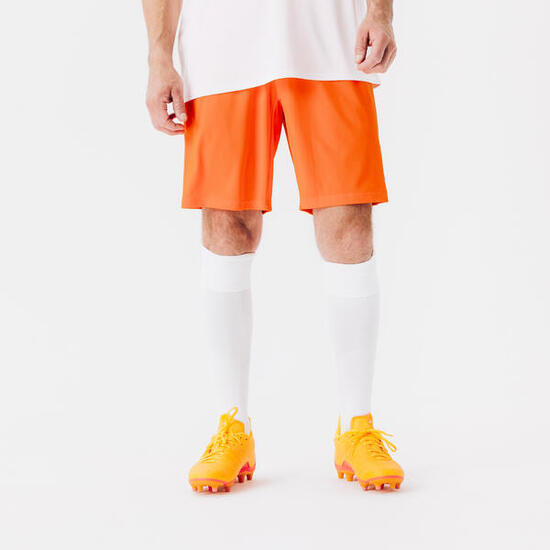 Short de football adulte essentiel orange