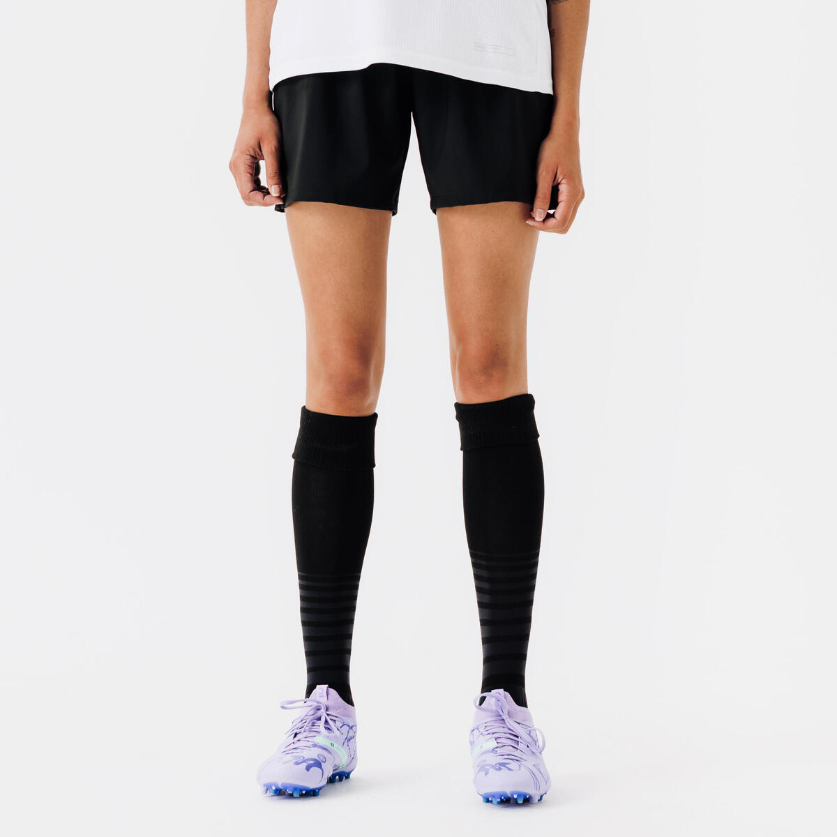 SHORT DE FOOTBALL FEMME VIRALTO NOIR