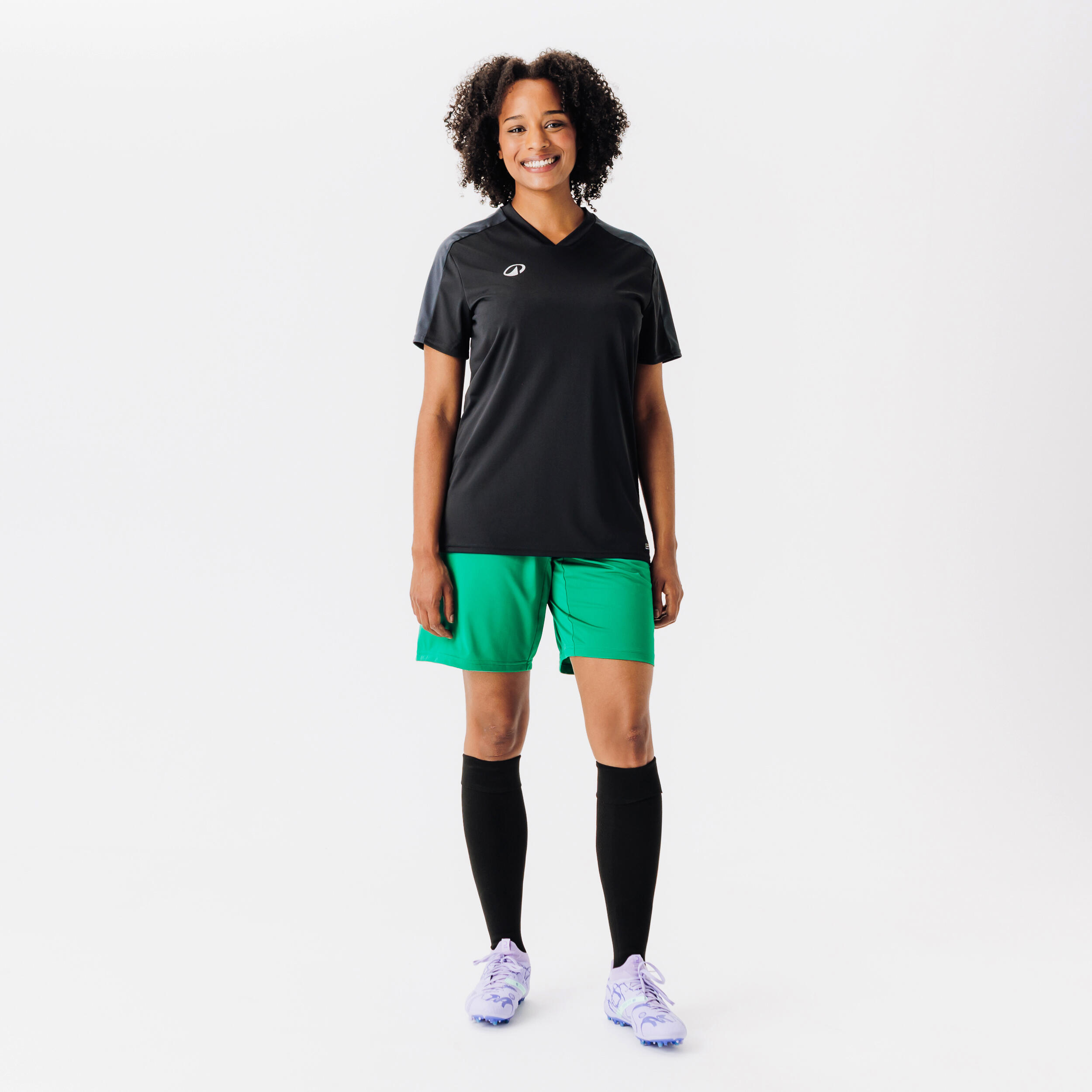 Adult Football Shorts Essential - Green 4/7