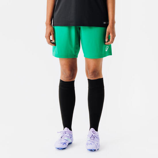 Short de football adulte essentiel vert