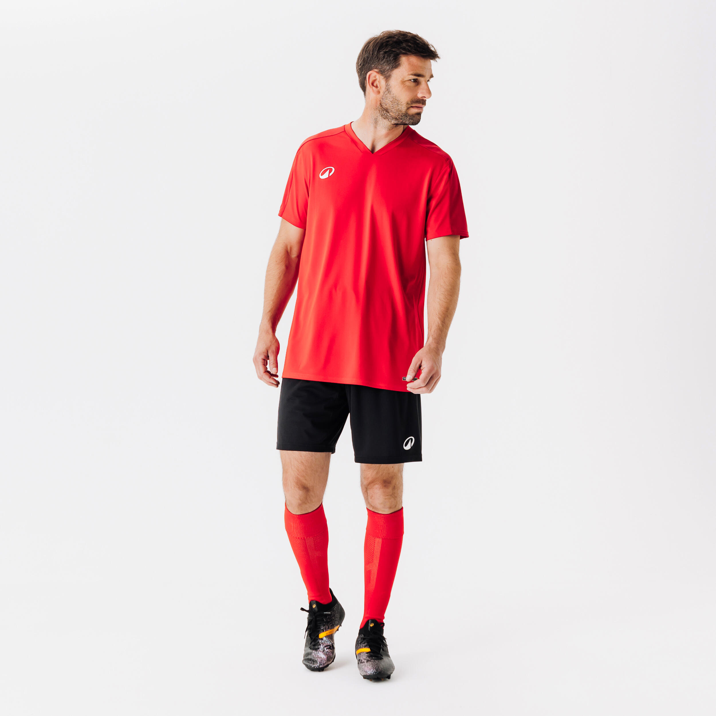 Quick-Drying Soccer Shorts - F 100 Black - KIPSTA