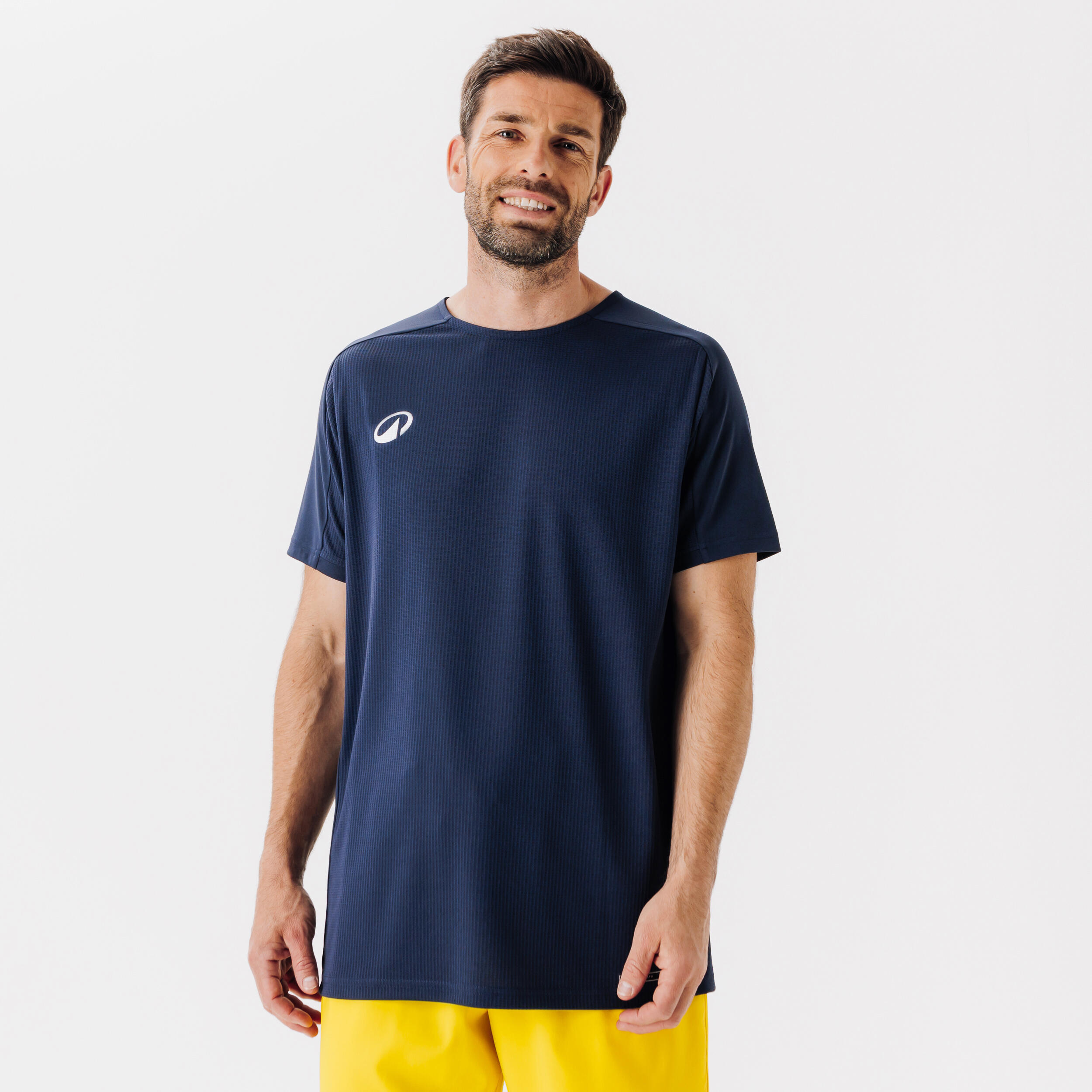 KIPSTA Short-Sleeved Football Shirt Viralto Club - Navy Blue