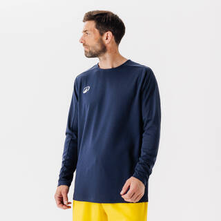 Adult Football Long-Sleeved Jersey Shirt Viralto Club - Navy Blue