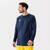 Maillot de football manches longues viralto club bleu marine