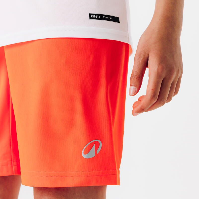 Short de football enfant essentiel  orange