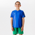 Maillot de Football enfant manches courtes ESSENTIEL Bleu