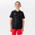 Maillot de Football enfant manches courtes ESSENTIEL Noir