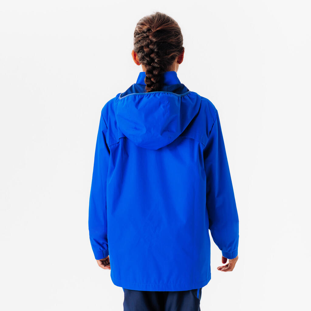 Kids' Football Rainproof Jacket Viralto Club - Blue