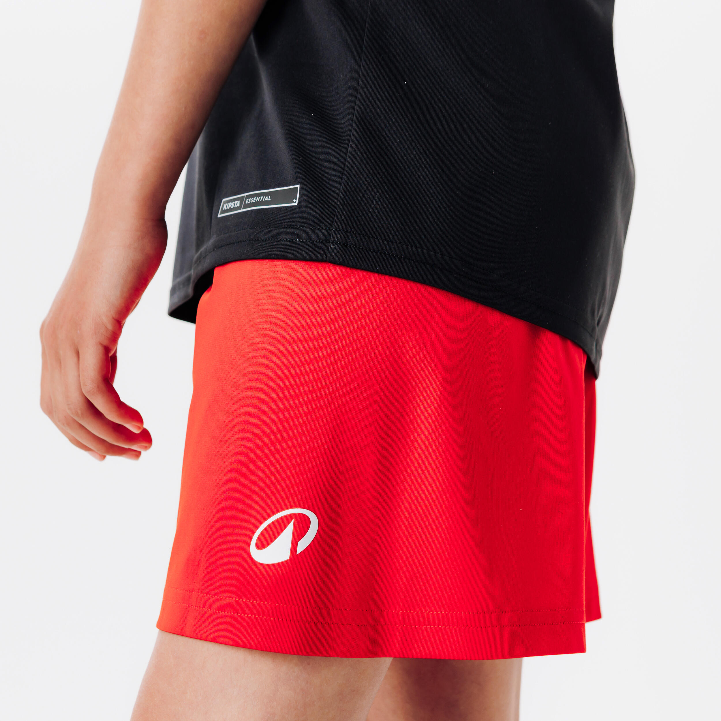 Short de soccer enfant – Essentiel rouge - KIPSTA