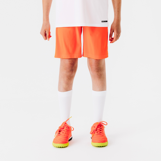 Short de football enfant essentiel  orange