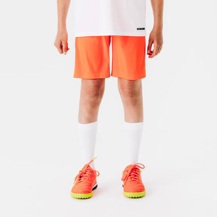 Short de football enfant essentiel orange