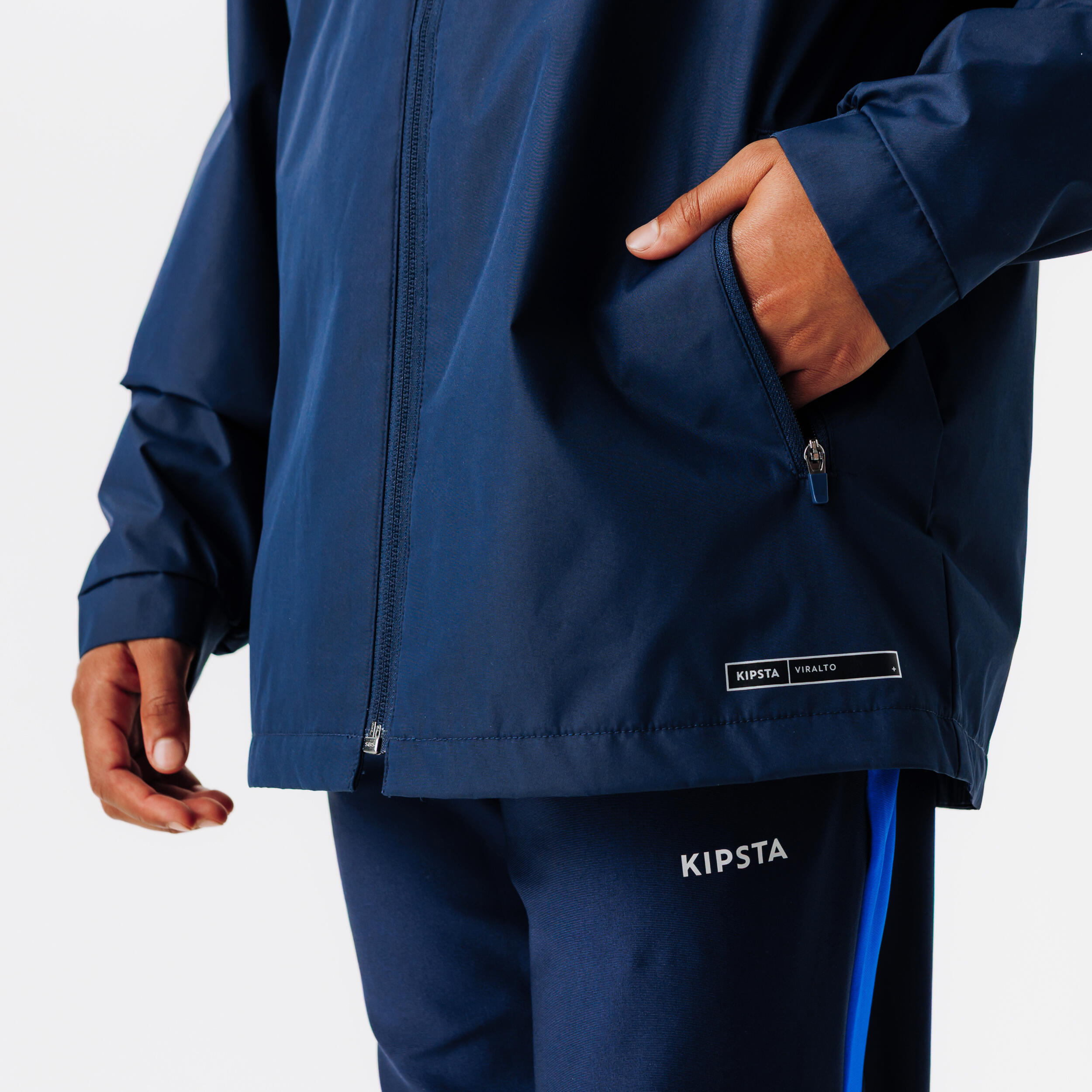 Regenjack voor kinderen Viralto Club marineblauw 5/7