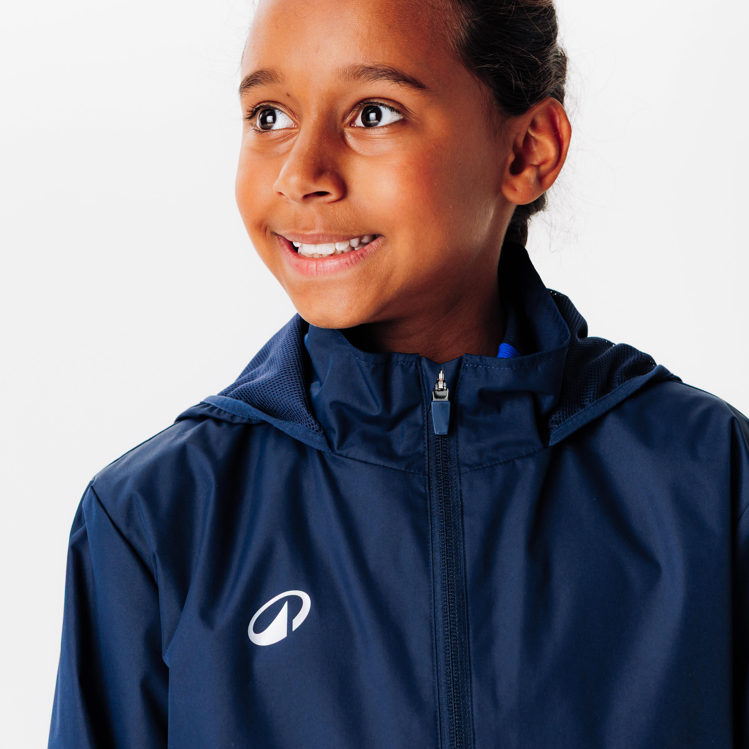 Regenjack voor kinderen Viralto Club marineblauw 3/7