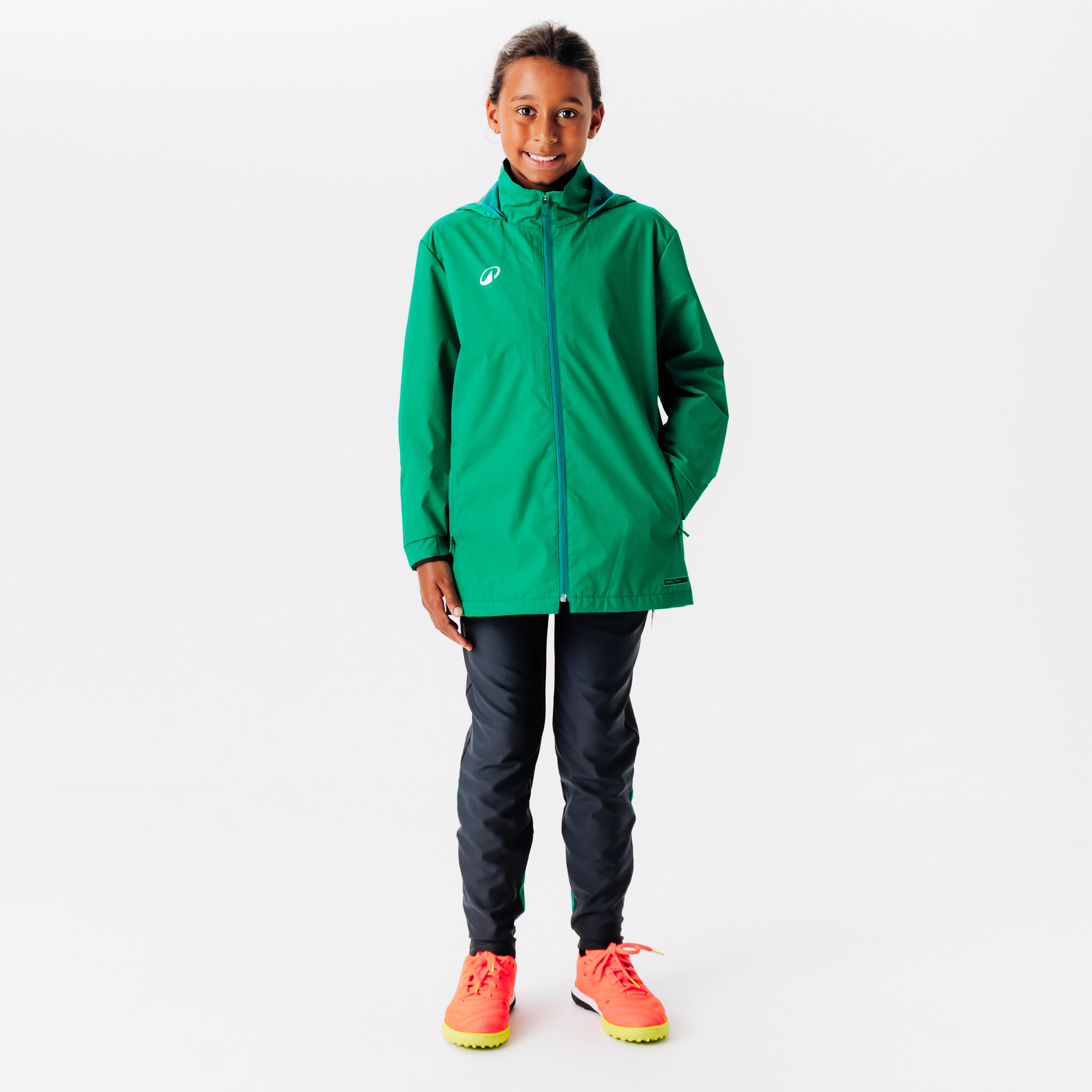 Regenjack voor kinderen Viralto Club groen 9/9