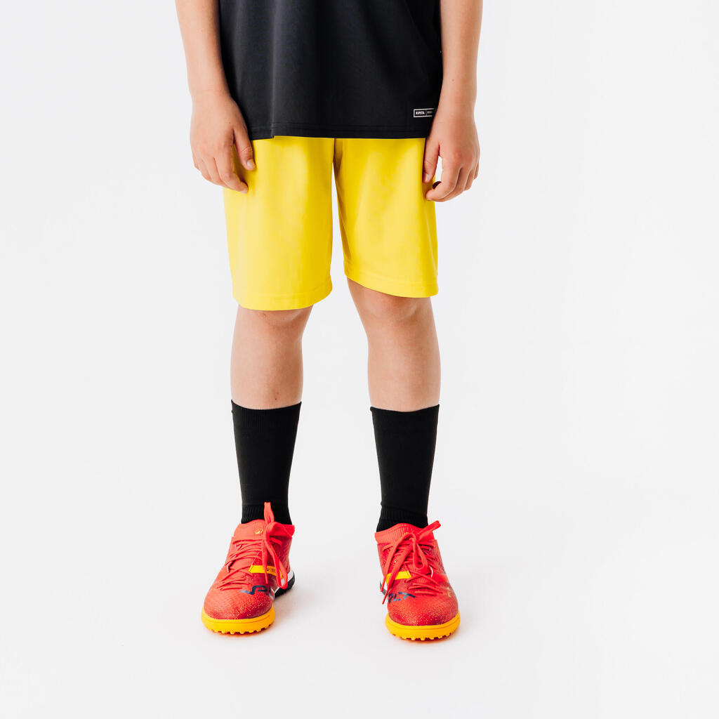 Kids Football Shorts Essential - Yellow