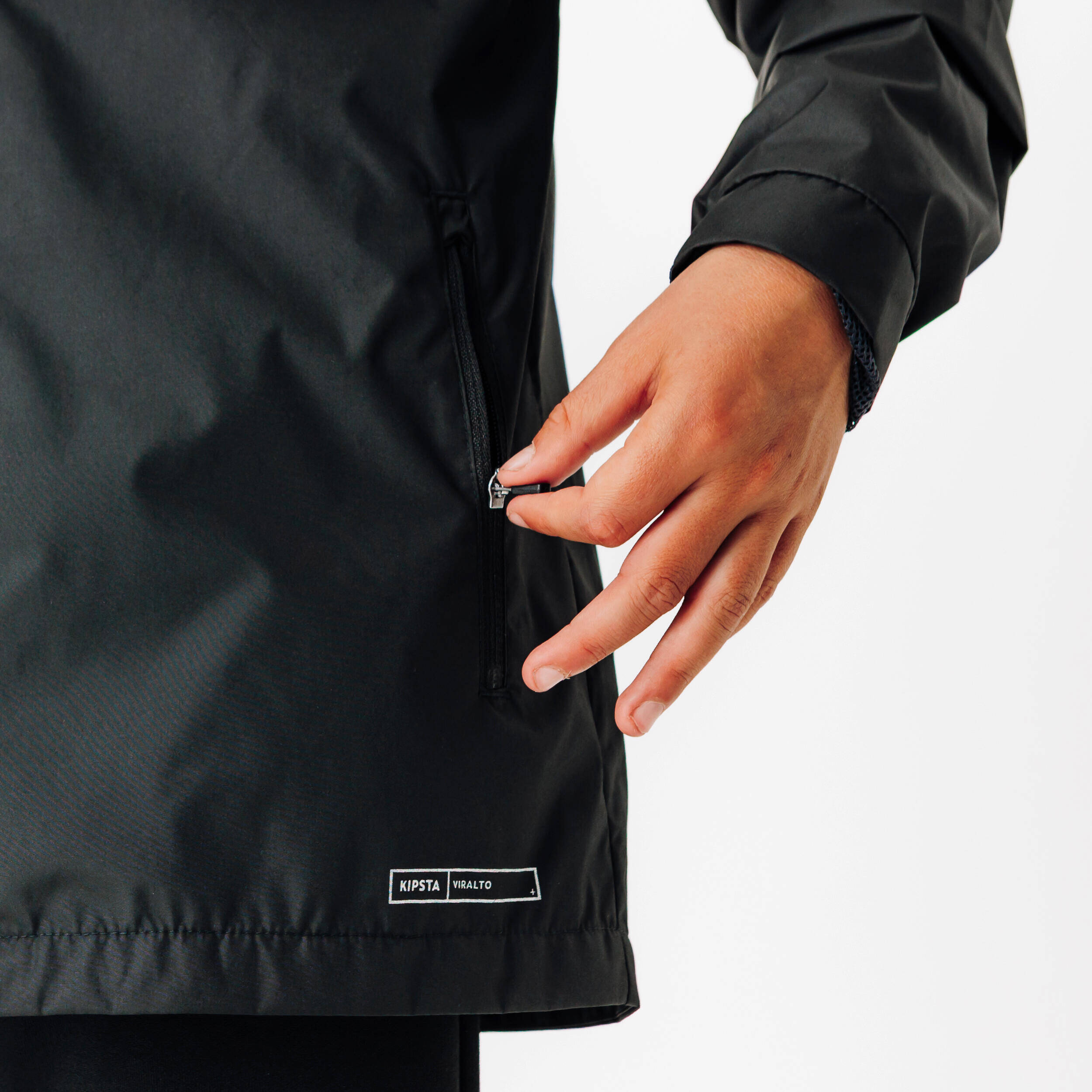 Rainproof Football Jacket Viralto Club - Black -  5