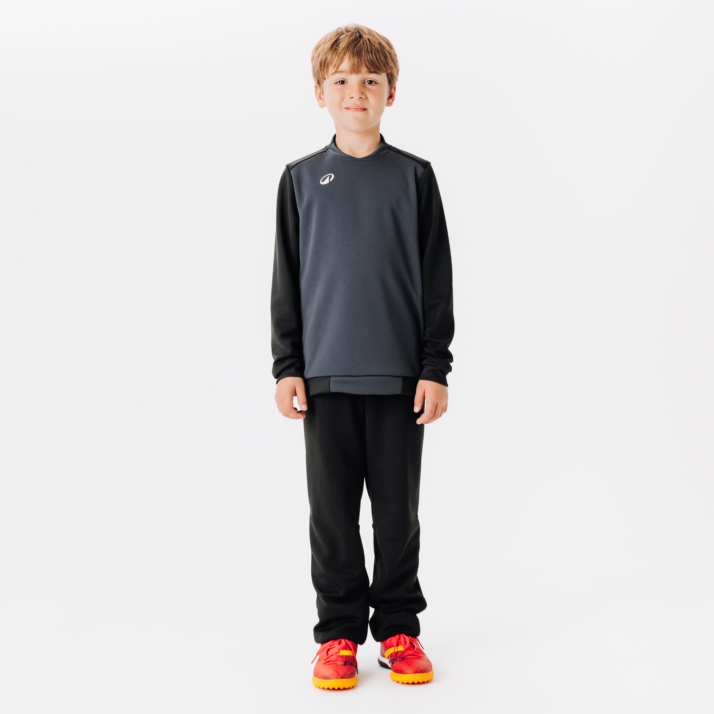 Kids’ Soccer Training Pants - F 100 Blue - KIPSTA