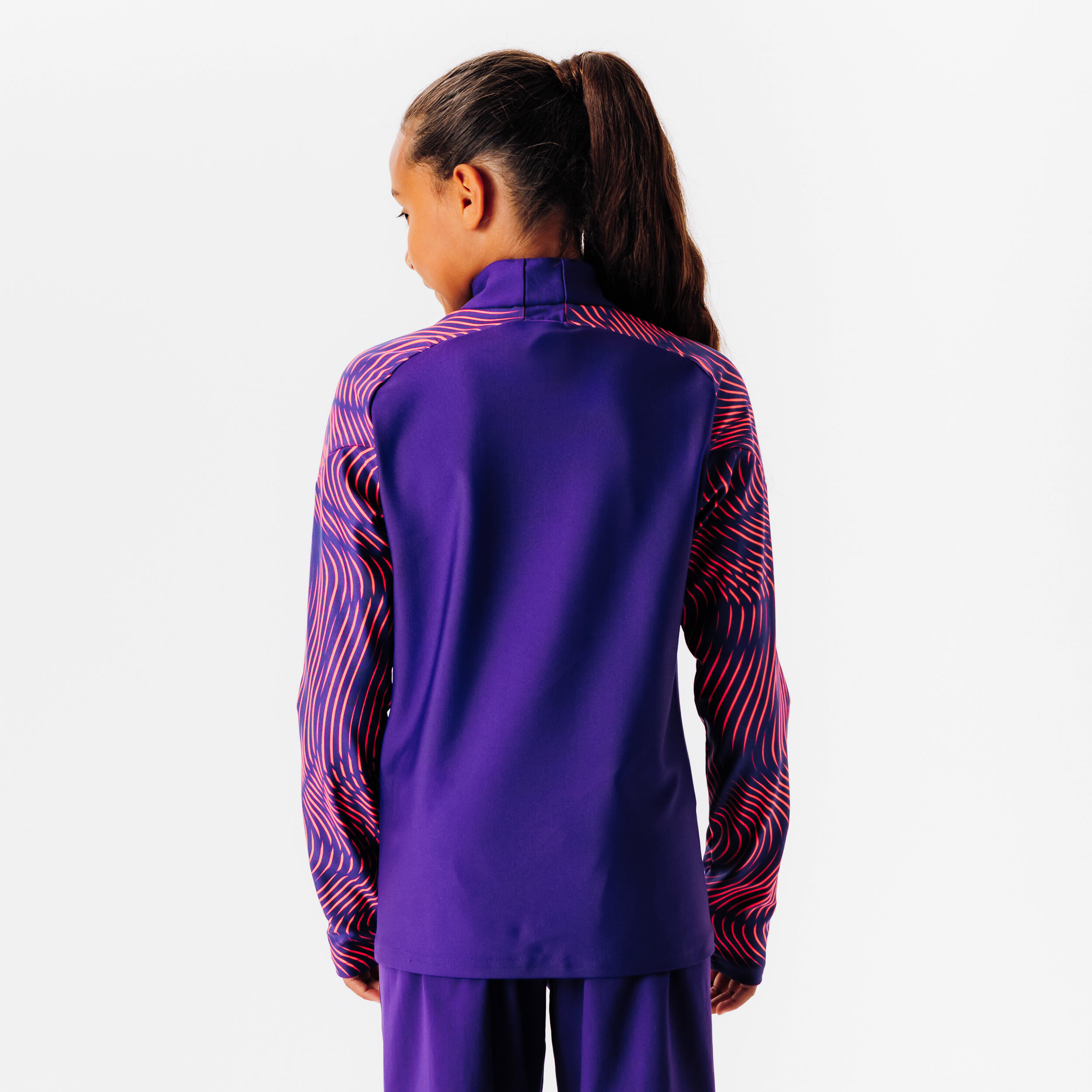 Bluza piłkarska na krótki suwak dla dzieci Kipsta Viralto Wavy Club 4/6