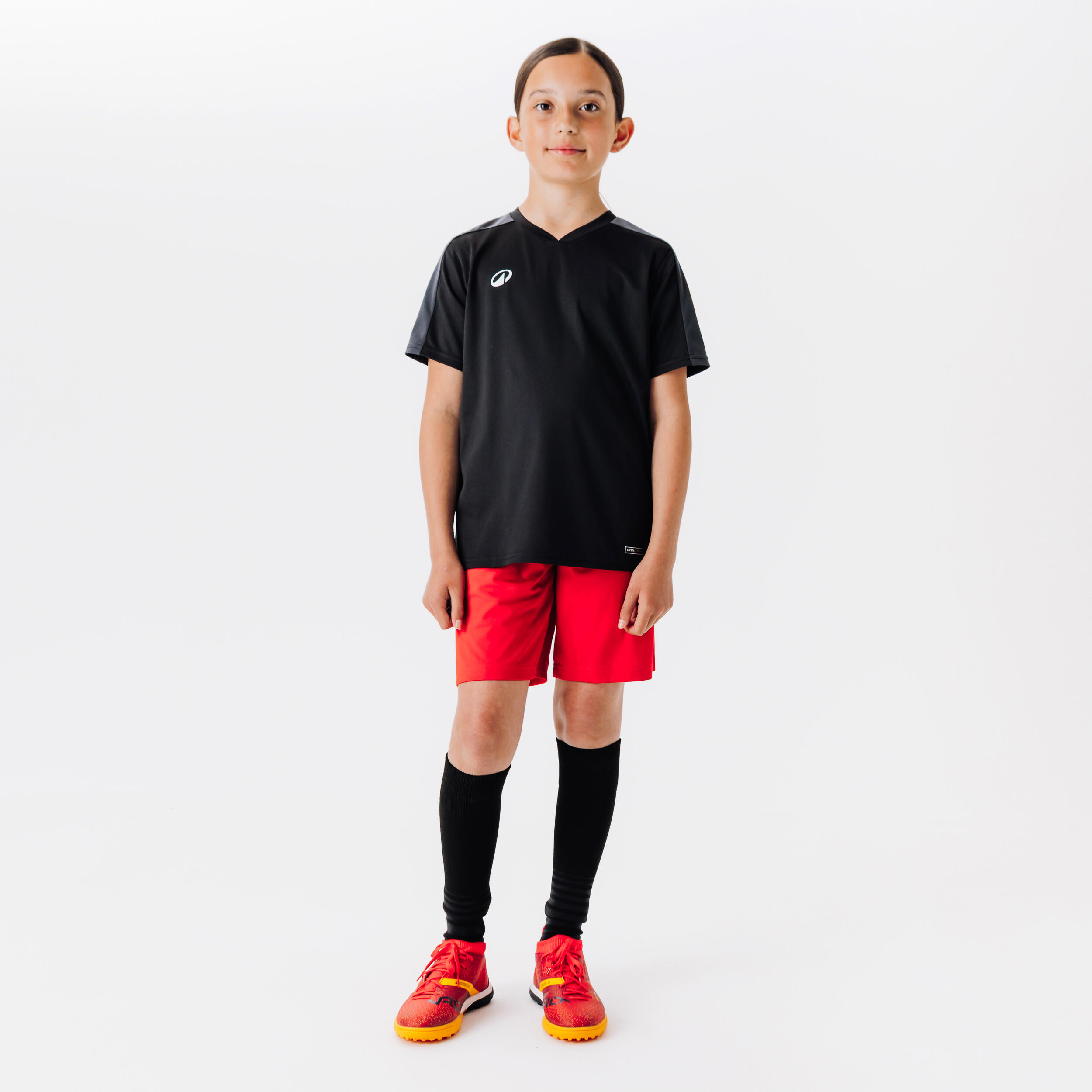 Voetbalshirt kind ESSENTIAL zwart 5/5