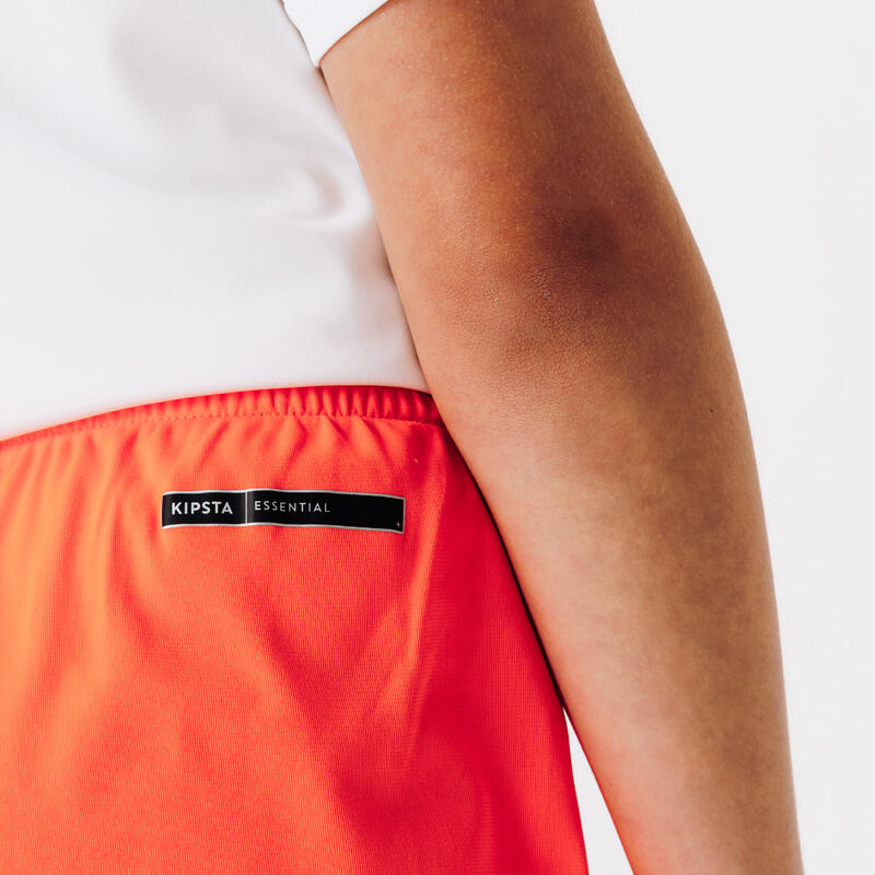 Short de football enfant essentiel  orange