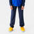 Pantalon d'entraînement de football enfant ESSENTIEL bleu marine