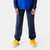 Pantalon d'entraînement de football enfant ESSENTIEL bleu marine